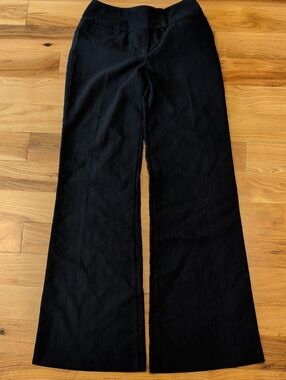 Navy Wide Leg Dress Pants